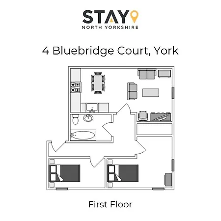4 Bluebridge Court Apartamento York